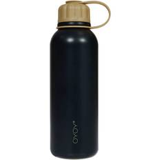 Grey Water Bottle OYOY Pullo water bottle 52 cl Anthracite-Camel