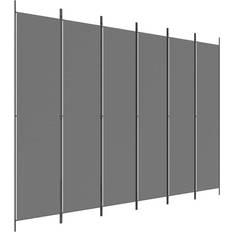 Multicoloured Room Dividers vidaXL anthracite, 300 6-Panel Room Divider