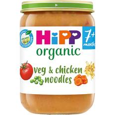 Lactose Free Baby Food & Formulas Hipp Organic Veg & Chicken Noodles Baby Food Jar 7+ Months 190g 6pack