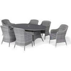 Maze Santorini 6 Patio Dining Set