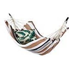 Marrón Hamacas Relaxdays Hamaca Colgante Para 2 Personas xxl 150 x 272 cm Multicolor