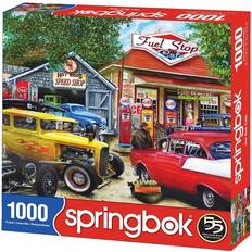 Non-Toxic Classic Jigsaw Puzzles Springbok Hot Rod Cafe 1000 Pieces