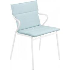 Aluminium Chaises de Jardin Lafuma Ancone Armlehnenstuhl Kaolin/Celadon (blue)