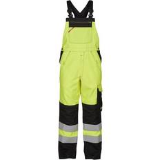 Engel Safety Lysbue Overall EN 20471 Gul/Sort-K100