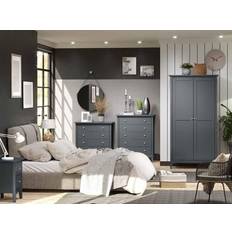 Blue Clothing Storage Core Products 2 Door MDF Wardrobe