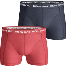 Björn Borg Essential Sammy Shorts 2-pack - Red/Navy Blue