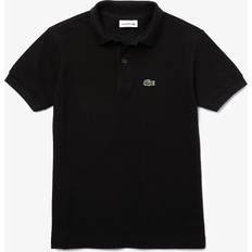 Black Polo Shirts Lacoste Boys' Classic Pique Polo Shirt - Little Kid