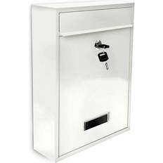 Relaxdays Mailbox Lockable Door 26.5 x 35 x 8.5 cm