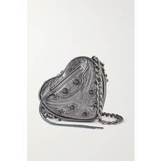 Hopea Olkalaukut Balenciaga Mini Cagole Heart Leather Chain Wallet