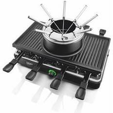 Plaques de cuisson Haeger 3in1 Fondue-Grill-Raclette 8 Personnes 1400W