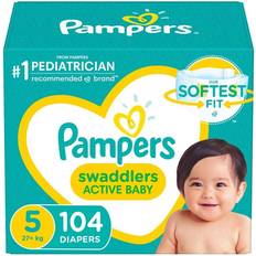 Pampers Diapers Pampers Swaddlers Active Size 5 27+kg 104pcs