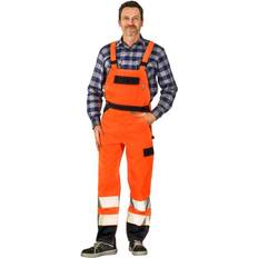 Orange Arbeitsoveralls Planam Latzhose orange/marine