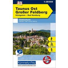 Gesellschaftsspiele KuF Deutschland Outdoorkarte 33 Taunus Ost, Großer Feldberg 1 35.000