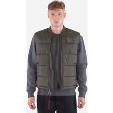 Alpha Industries Vests Alpha Industries Puffer Vest Lw Dark - Negro