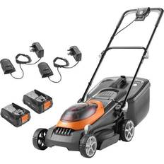 Flymo Battery Powered Mowers Flymo UltraStore 380R (2x2.5Ah) Battery Powered Mower