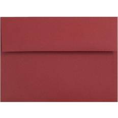 Invitation Envelopes Jam Paper A6 (4 3/4 x 6 1/2) Dark Base Envelopes Dark Red 25 envelopes per pack