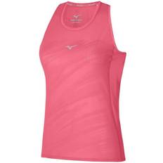 Rot Tanktops Mizuno Aero Damen vêtement running femme