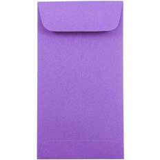 Postage & Packaging Supplies Jam Paper #7 Coin (3.5 x 6.5 inches) Brite Hue Violet Purple 25 envelopes per pack