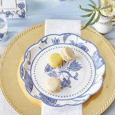 Blue Disposable Plates Kate Aspen Blue Willow 9 in Premium Paper Plates Set of 16