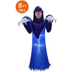 Artículos de Fiesta Joyin 8FT Inflatable Spooky Warlock Prop Decoration Halloween Inflatables