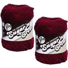 Yarn & Needlework Supplies Sugar'N Cream Yarn Solids-Wine