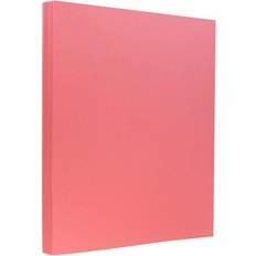 Red Silk & Crepe Papers Jam Paper Vellum Bristol 110lb Index Cardstock 8.5 x 11 Coverstock 241 gsm Cherry 50 Sheets/Pack