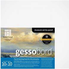 Easels Ampersand Art Supply Gesso Wood Painting Panel Museum Series Gessobor