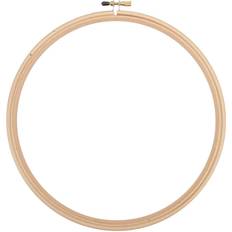 Embroidery Hoops & Frames Natural Wood Embroidery Hoop W/Round Edges 9"