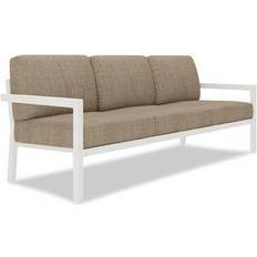 Beige Outdoor Sofas & Benches Joss & Main Vivant 83"