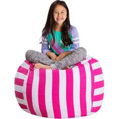 Beanbags Posh Creations Stuffable Kids Stuffed Animal Storage Bean Bag Chair Cover