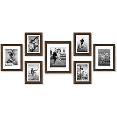 Americanflat 7 Piece Gallery Wall Set 11x14 Two 10x8 Four 7x5 Photo Frame