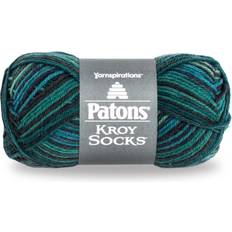 Turquoise Yarn Patons kroy socks knitting yarn-turquoise stripes, 243455-55718, 3 pack