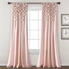 Gray Curtains Lush Decor Boho Pom Pom