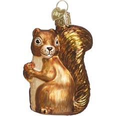 Grey Christmas Tree Ornaments Old World Christmas Squirrel Wildlife Animals Glass Blown Ornaments Christmas Tree Ornament