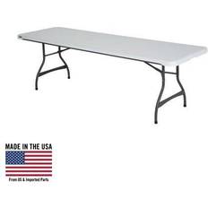 Lifetime 8 ft. Nesting Commercial Folding Table, White