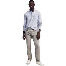 Faherty Stretch Terry Slim Fit Pants Faded Olive