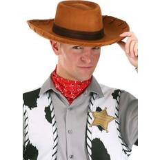 Unisex Hüte Deluxe Woody Cowboy Costume Hat for Adults Brown