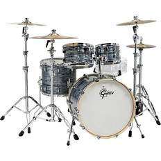 Grey Drum Kits Gretsch Renown Maple 22 4pc Shell Pack Silver Oyster Pearl