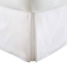 iEnjoy Home Premium Pleated Dust Ruffle Bed Skirt X-Long Valance Sheet White