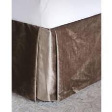 Textiles Silvio King Bed Skirt Valance Sheet Brown