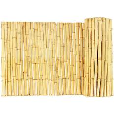 White Screenings Backyard X-Scapes 3/4 3ft. H. W Natural Bamboo Fence Fencing