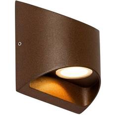 QAZQA Wall Lamps QAZQA Moderne buiten wandlamp roestbruin Wandstrahler