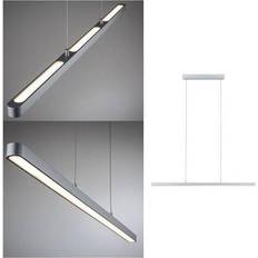 Plastic Pendant Lamps Paulmann Lento LED Dim Chrome Pendant Lamp