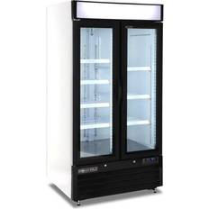 Black Freestanding Freezers Maxx Cold cuft Double White, Black