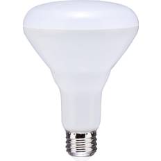 Light Bulbs Satco 8.5 Watt BR30 LED 2700K 90 CRI Medium Base 120V Dimmable 6-pack Frost Frost