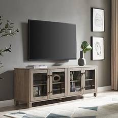 Hudson & Canal Quincy Stand for TVs up to 80 Antiqued Grey 75 TV Bench
