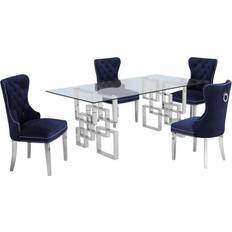 Stainless Steel Dining Sets Best Quality Furniture 5-Piece Dining Set