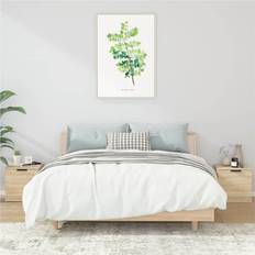 vidaXL Sengeborde 40 x 39 x 40 cm 2 Stk Sengebord