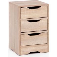 Holz Nachttische Wohnling Modern Natural Nachttisch 31x31cm