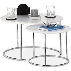 Beistelltische Relaxdays Holz Beistelltisch 2Stk.